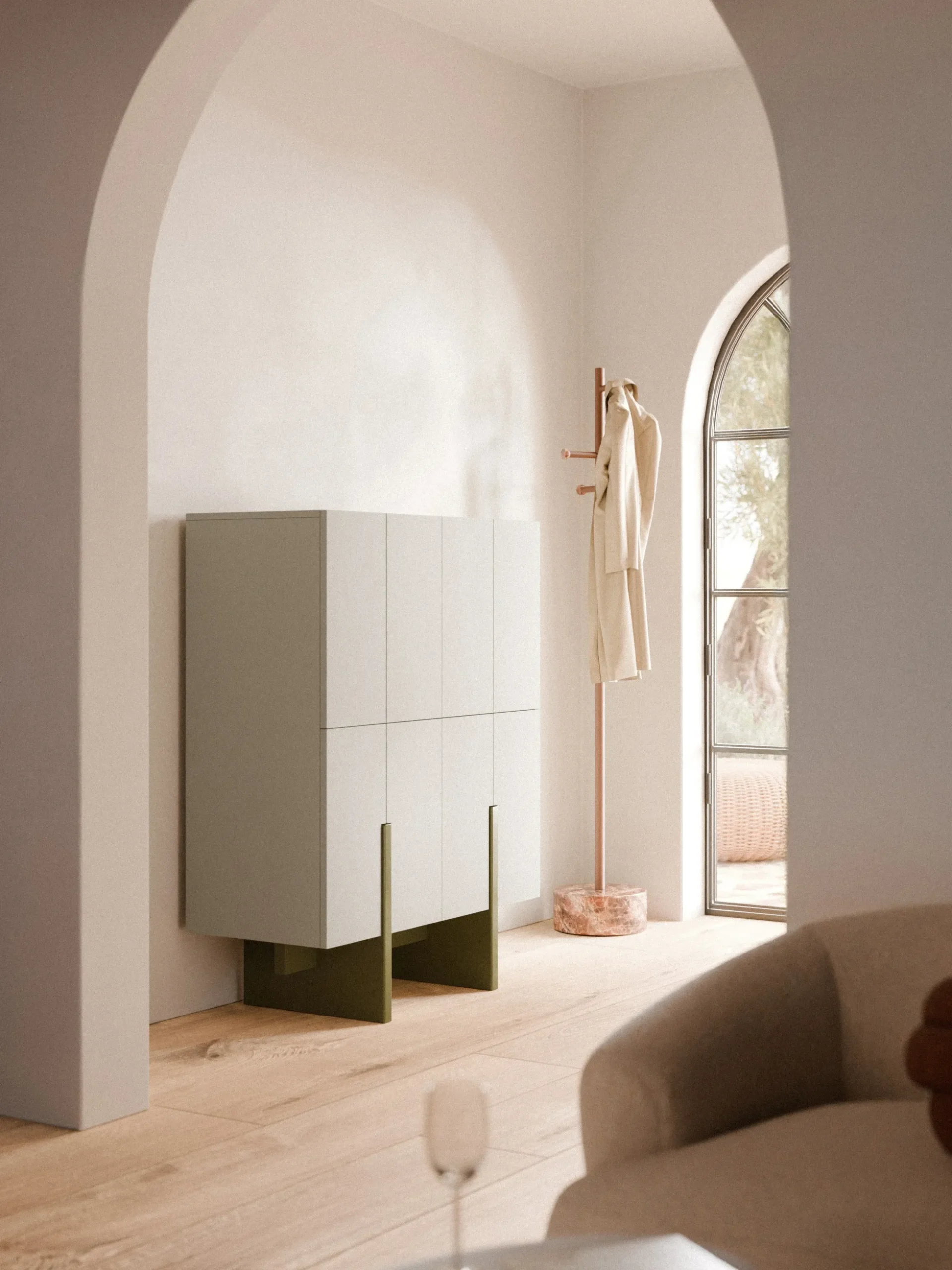 Credenza alta in legno Dado