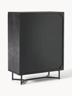 Credenza alta in legno di mango Luca