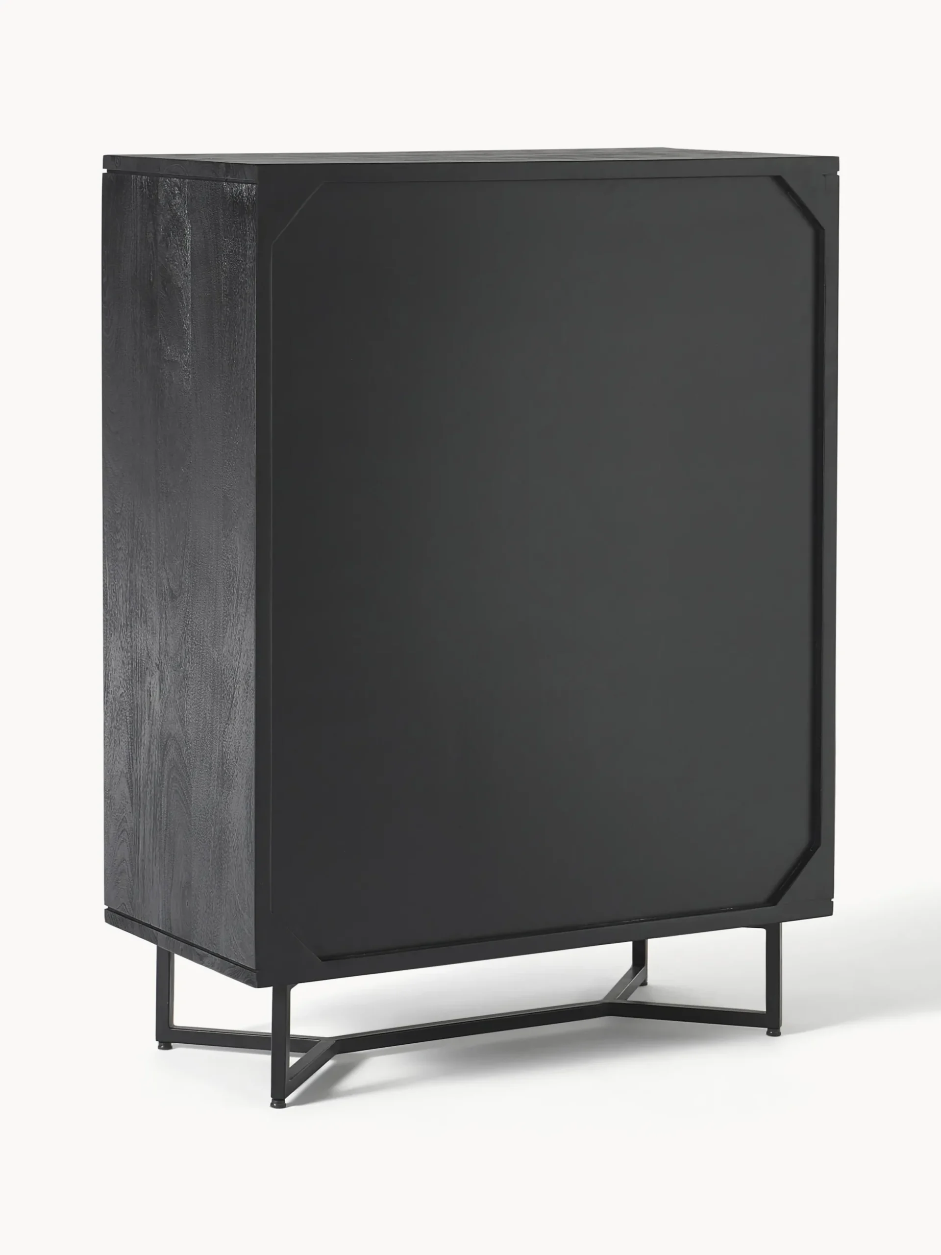 Credenza alta in legno di mango Luca