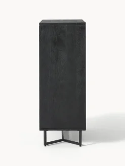 Credenza alta in legno di mango Luca