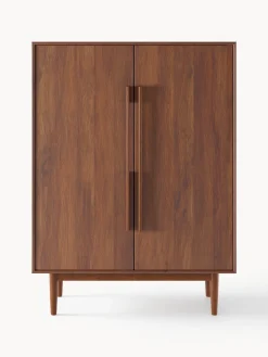 Credenza alta in legno di mango Paul