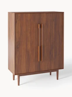 Credenza alta in legno di mango Paul