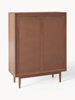 Credenza alta in legno di mango Paul