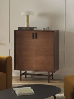 Credenza alta in legno di quercia Diana