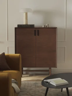 Credenza alta in legno di quercia Diana
