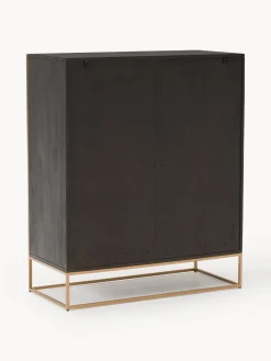 Credenza alta in legno di mango Harry