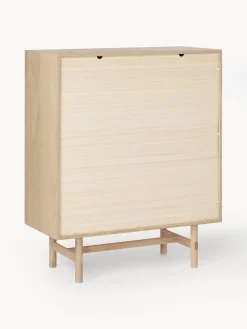 Credenza alta in legno di quercia Diana