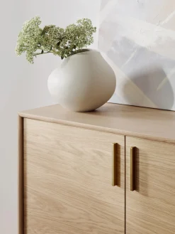 Credenza alta in legno di quercia Diana