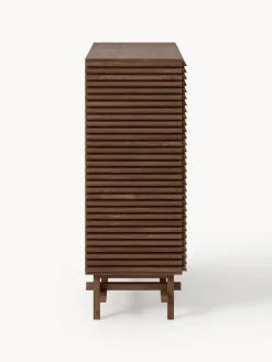 Credenza alta in legno di quercia Pierce