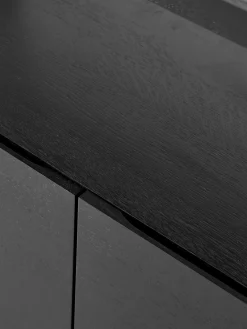 Credenza alta in legno Libby