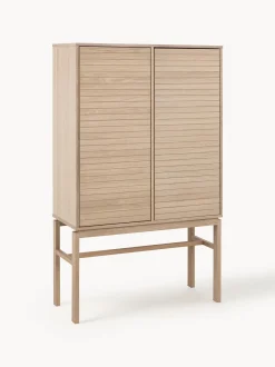 Credenza alta in legno Linley