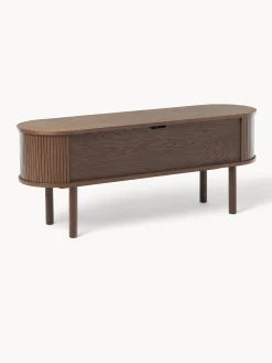Credenza bassa con frontale millerighe Calary