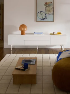 Credenza bassa grande in legno Elona