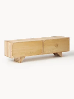 Credenza bassa in legno di frassino Louis