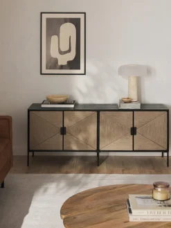 Credenza bassa in legno di mango June