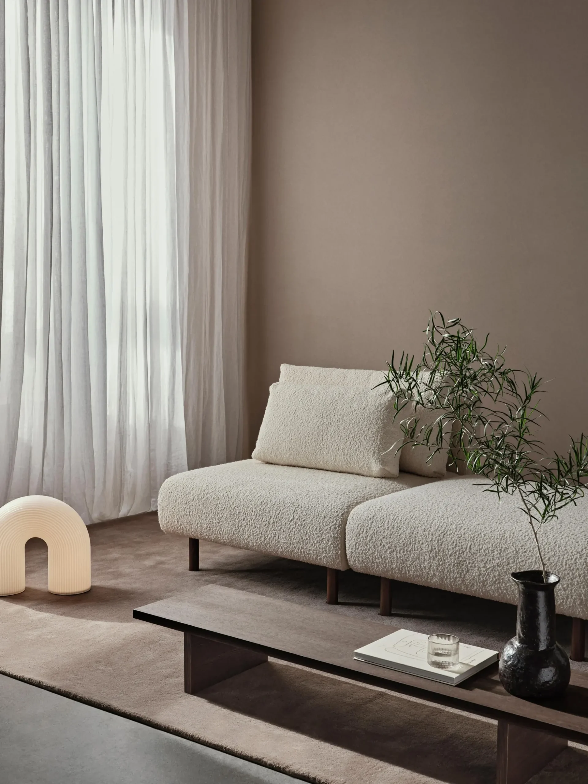 Credenza bassa in legno Kona