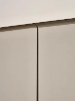 Credenza bassa in marmo e metallo Bruce