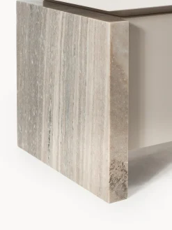 Credenza bassa in marmo e metallo Bruce