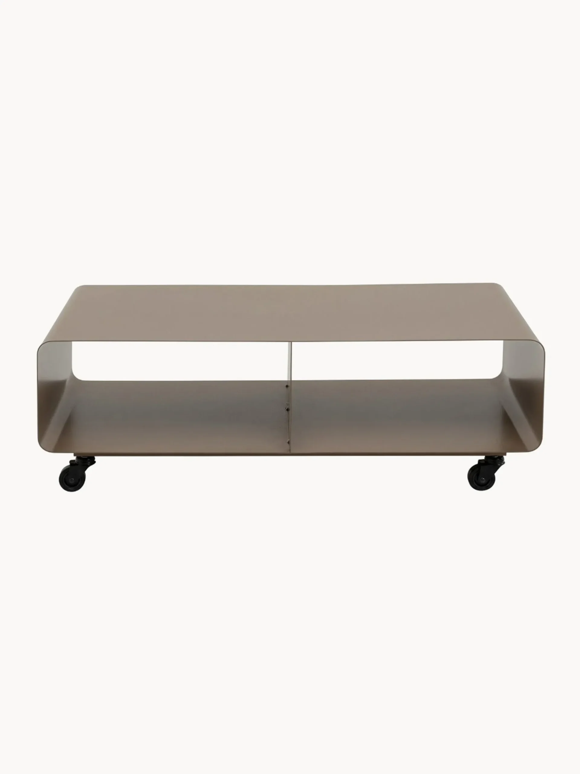 Credenza bassa in metallo con ruote Lounge M