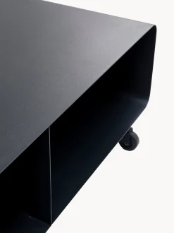 Credenza bassa in metallo con ruote Lounge M