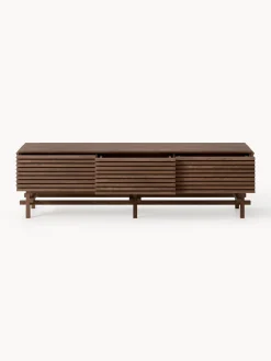 Credenza bassa piccola in legno di quercia Pierce