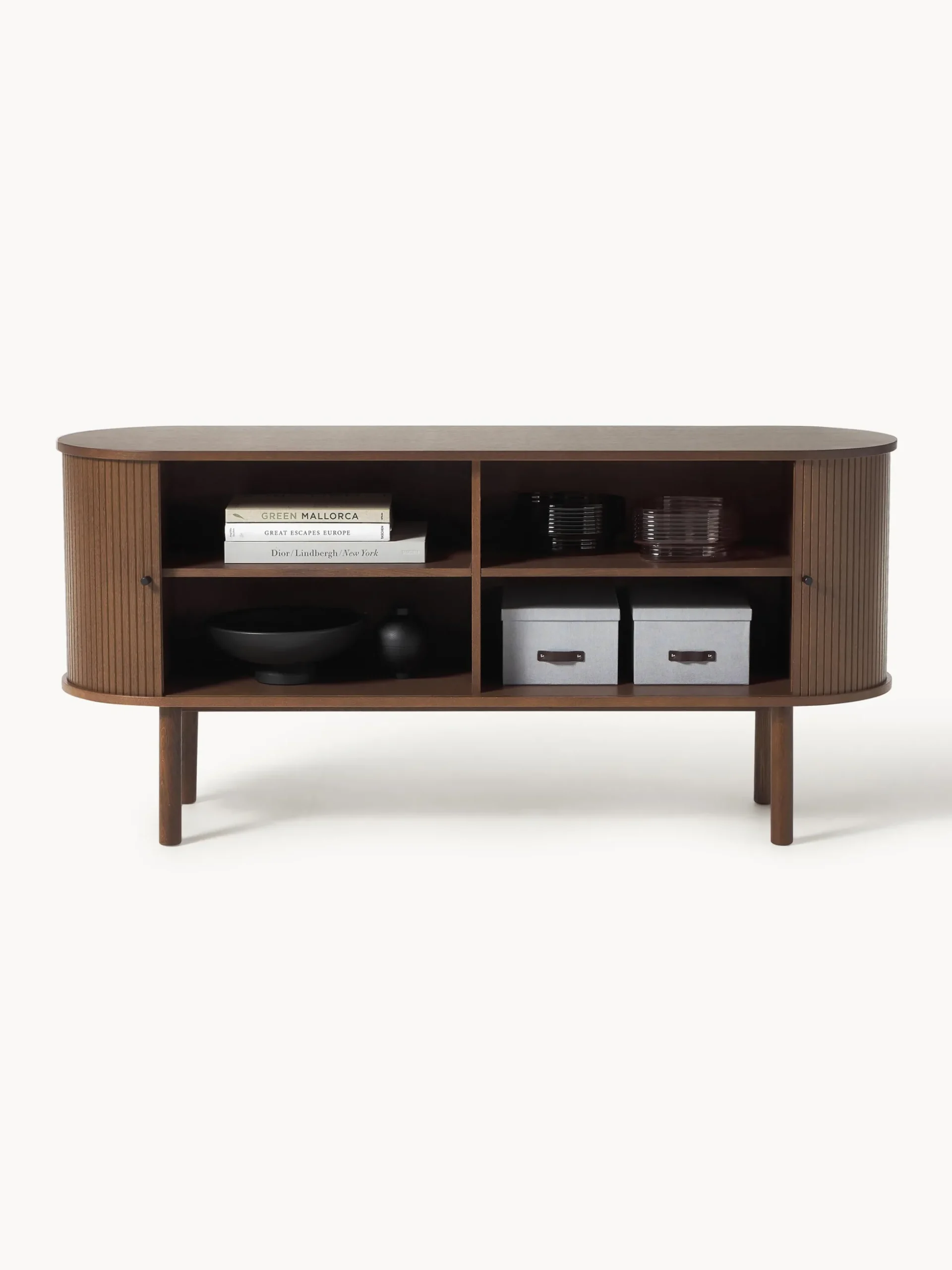 Credenza con frontale millerighe Calary