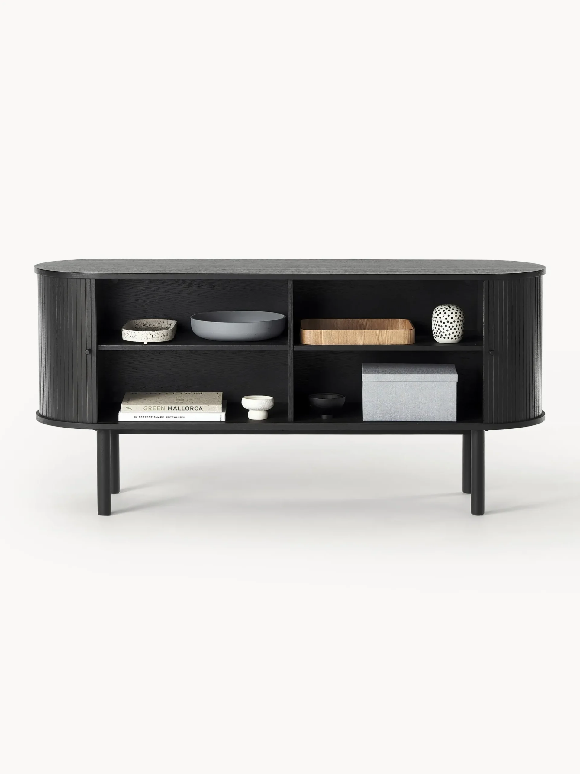 Credenza con frontale millerighe Calary