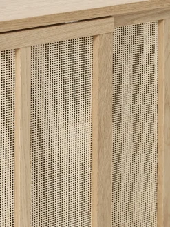 Credenza con frontali in rattan Echo