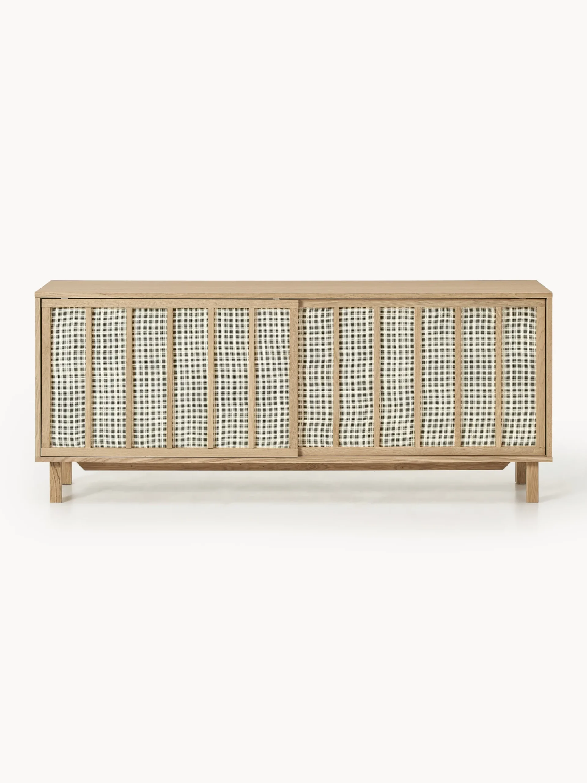 Credenza con frontali in rattan Echo