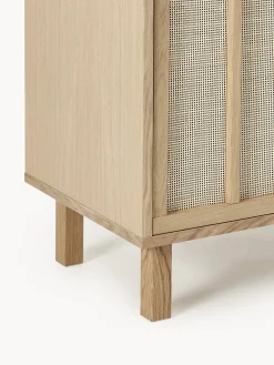 Credenza con frontali in rattan Echo