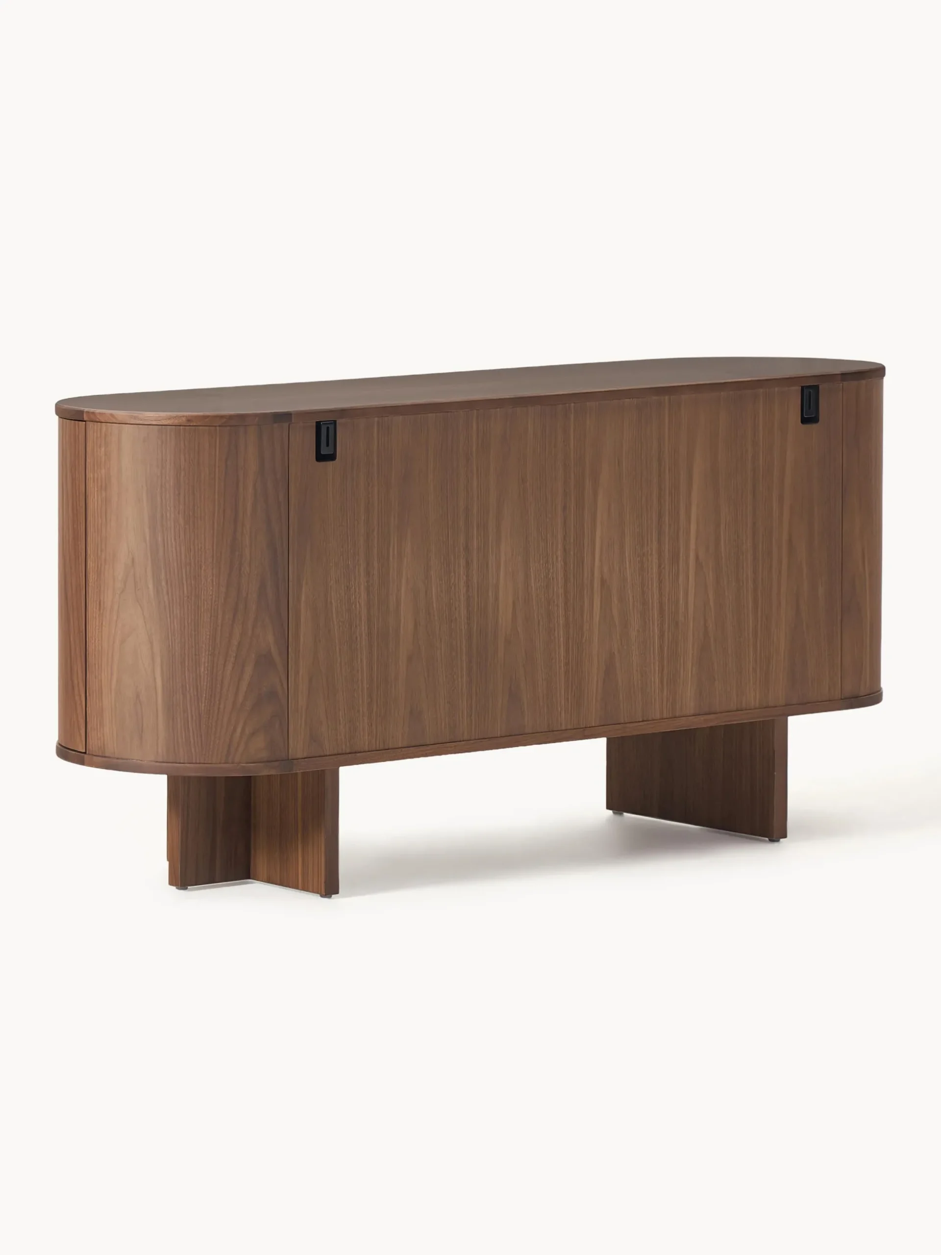 Credenza in legno con angoli arrotondati Zumi