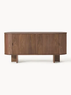 Credenza in legno con angoli arrotondati Zumi