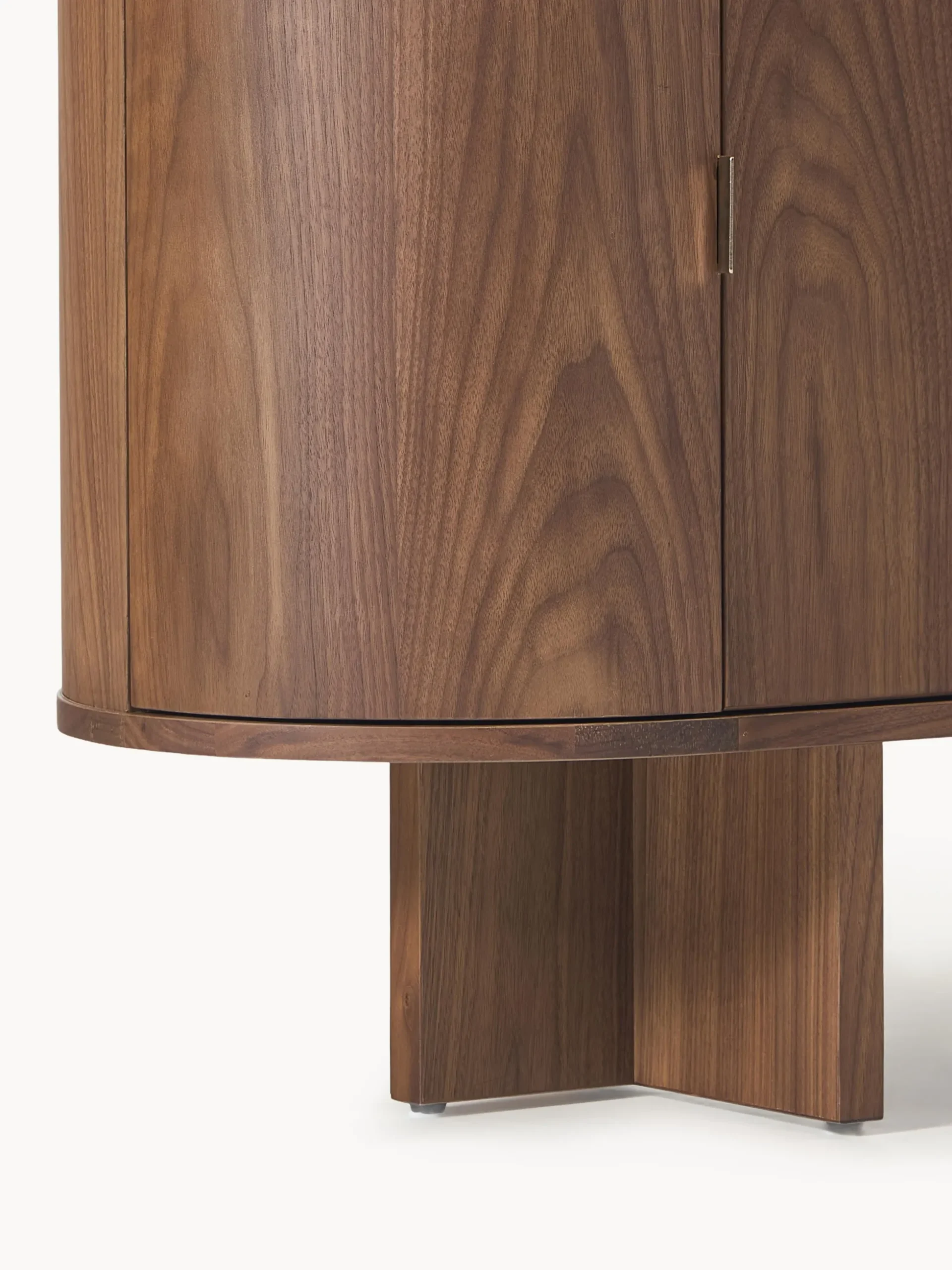 Credenza in legno con angoli arrotondati Zumi