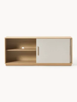 Credenza in legno con frontale imbottito Wisp