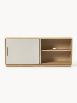 Credenza in legno con frontale imbottito Wisp