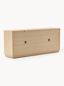 Credenza in legno con frontale imbottito Wisp