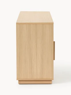 Credenza in legno con frontale imbottito Wisp
