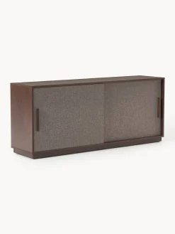 Credenza in legno con frontale imbottito Wisp