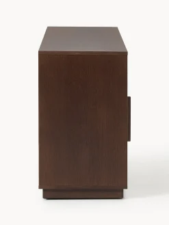 Credenza in legno con frontale imbottito Wisp
