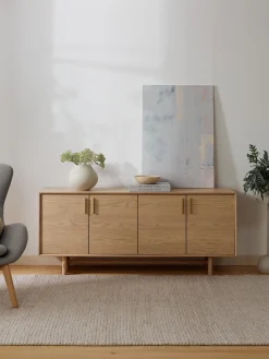 Credenza in legno di quercia Diana