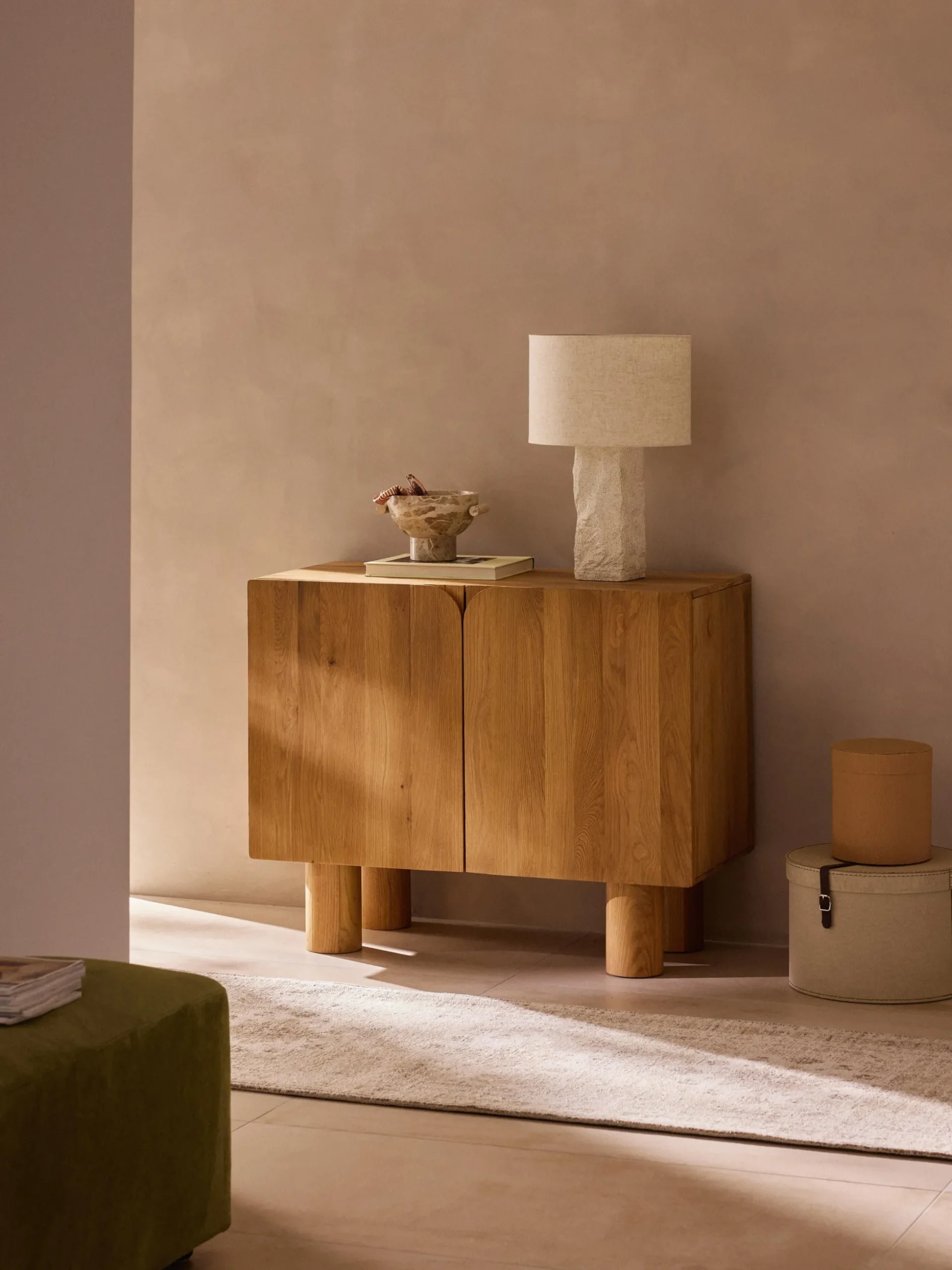 Credenza in legno di quercia Cadi