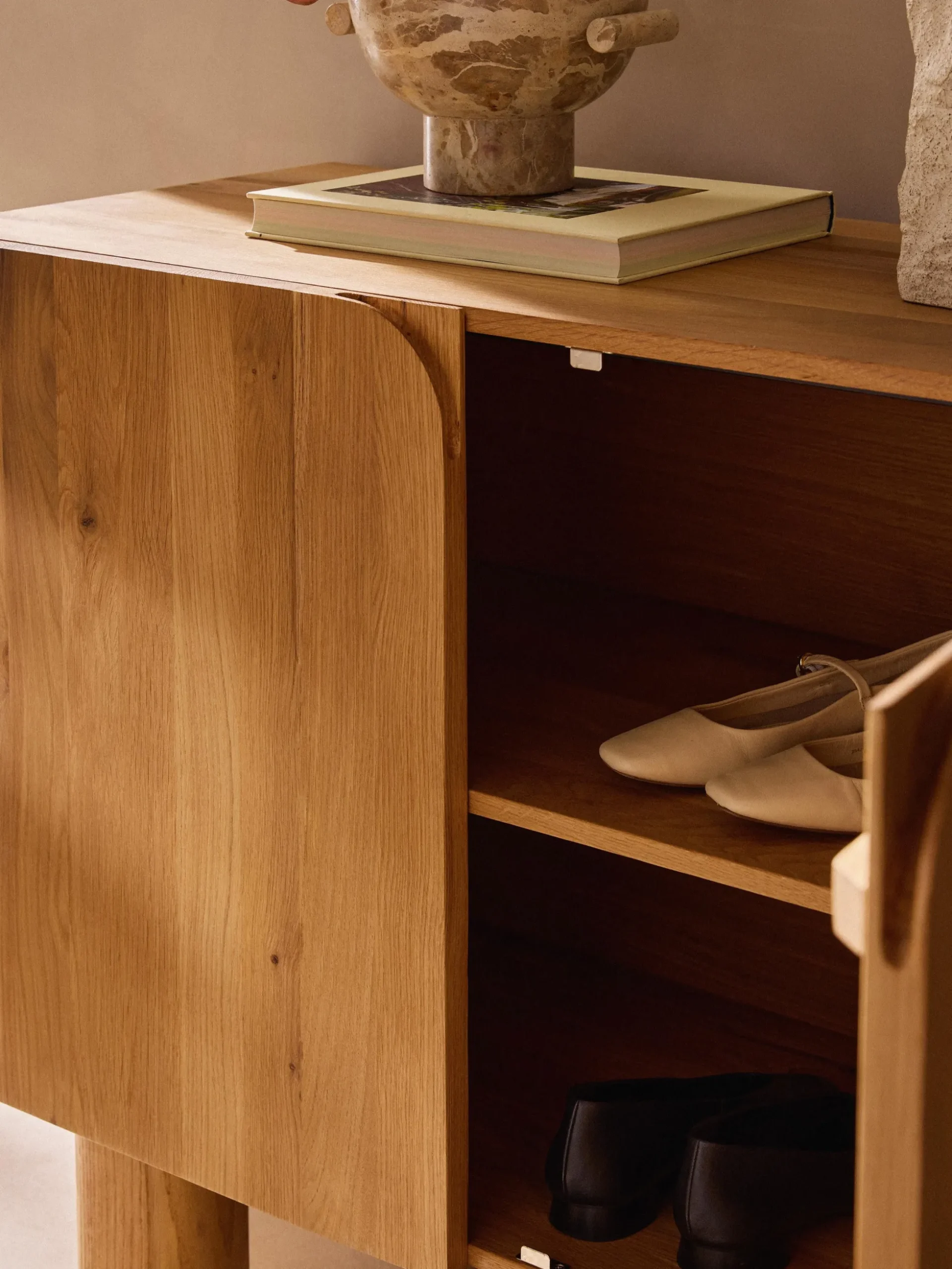 Credenza in legno di quercia Cadi