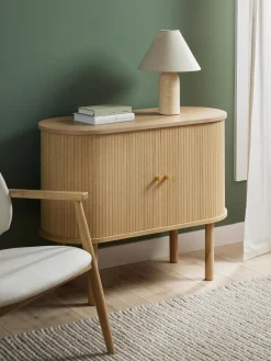 Credenza piccola con frontale millerighe Calary