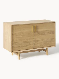 Credenza piccola in legno di quercia Diana