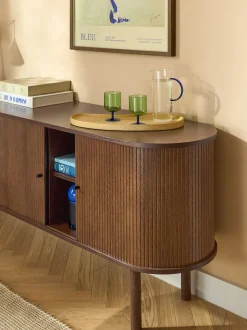 Credenza XL con frontale scanalato Calary