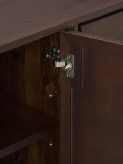 Credenza XL in legno di mango con motivo spina di pesce Luca