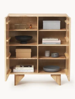 Credenza alta in legno di frassino Louis