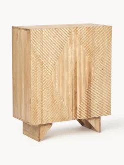Credenza alta in legno di frassino Louis