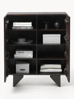 Credenza alta in legno di mango Louis