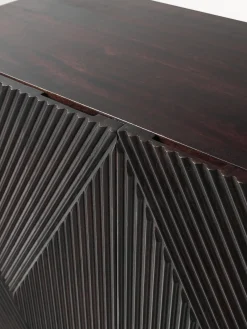Credenza alta in legno di mango Louis